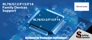 RL78/G12 and RL78/F13,F14 family devices support
