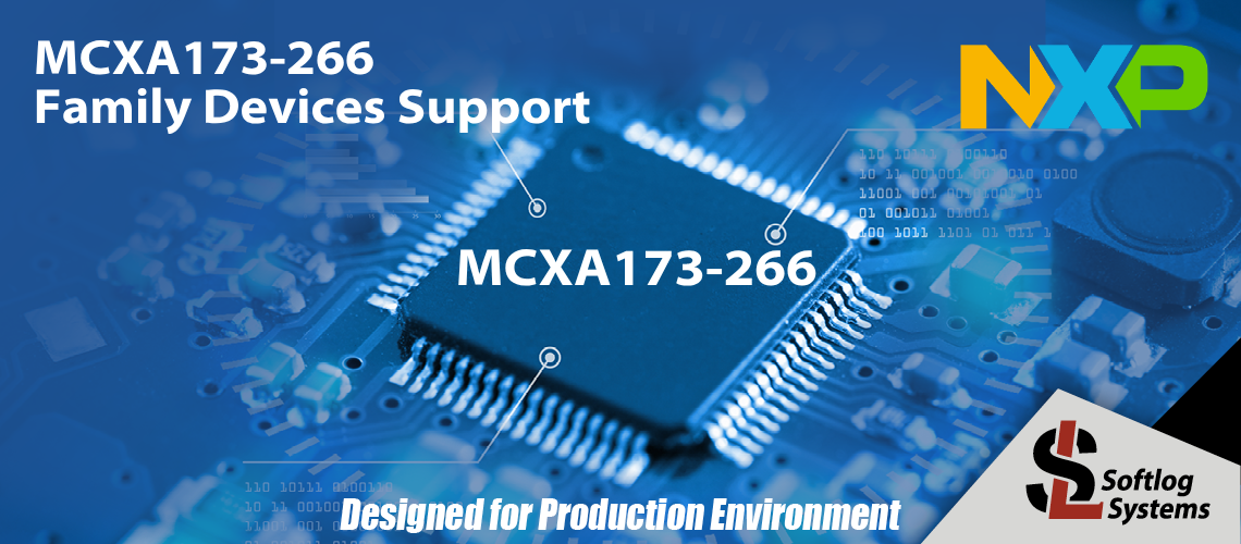 MCXA173-266 device support for web